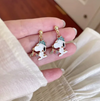 Aretes Snoopy