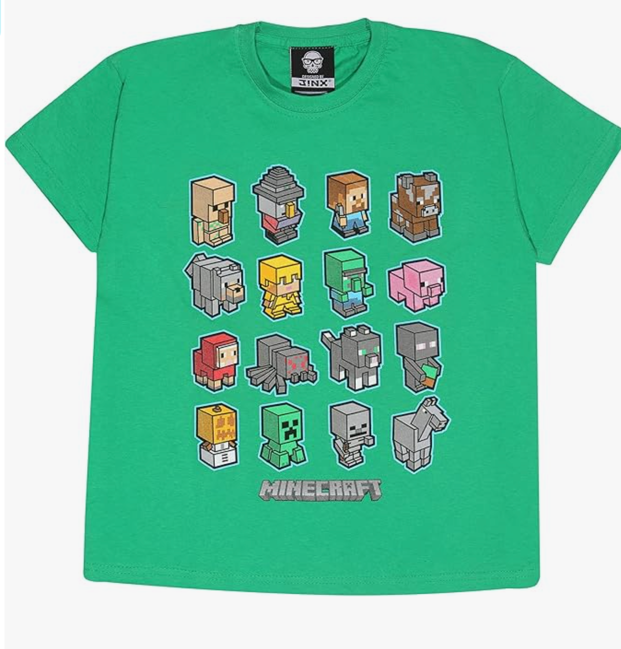 Franela, Sueter, tshirt Minecraft Blanco – ArticoliPTY
