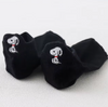 Medias Snoopy Blancas y Negras