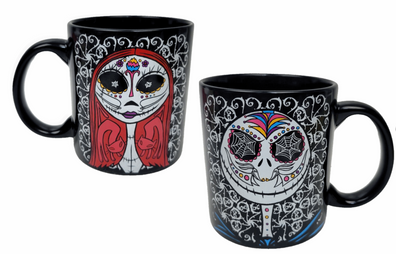 Taza Jack Skeleton y Sally The Nightmare before Christmas