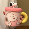 Taza Snoopy Con tapa de silicona