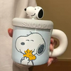 Taza Snoopy Con tapa de silicona