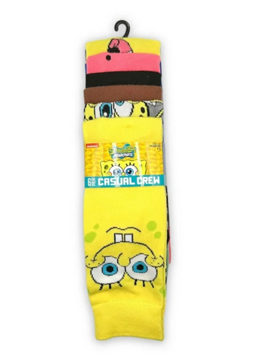 Set de 6 pares de medias Bob Esponja