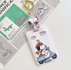 Porta Carnet Retractil Snoopy