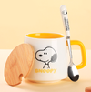 Tazas con Cuchara Colores Snoopy