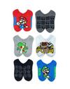 Medias Super Mario Bros 6 pairs para niños