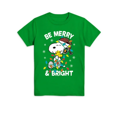 Sueter , Franela , Tshirt Snoopy Be merry & Bright