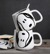 Taza Snoopy con tapa y cucharita