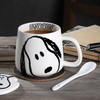 Taza Snoopy con tapa y cucharita