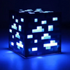 Lampara Minecraft cubo