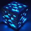 Lampara Minecraft cubo
