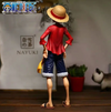 Figura One Piece , Luffy sonriente,  cambia de cara de tres formas, 28cm