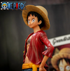 Figura One Piece , Luffy sonriente,  cambia de cara de tres formas, 28cm