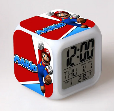Reloj Despertador Mario