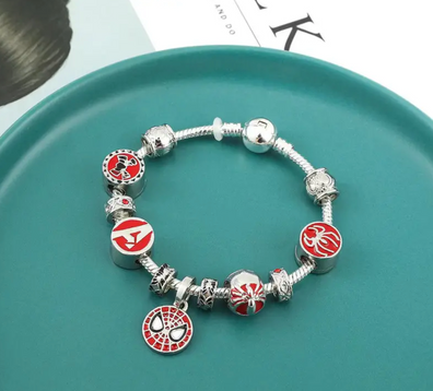 Pulsera Spiderman Con dijes