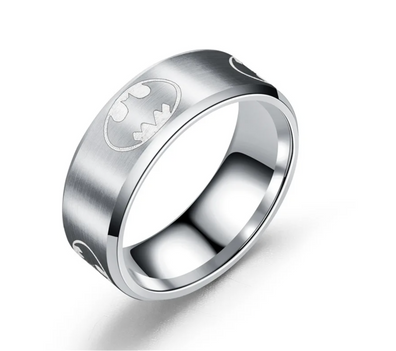 Anillo Batman acero inoxidable