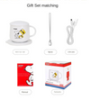 Set Taza con tapa, cucharita y calentador Snoopy