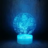 Lampara 3D Star Wars Estrella de la Muerte