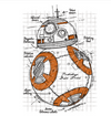 franela, Sueter, tshirt  Star wars BB8