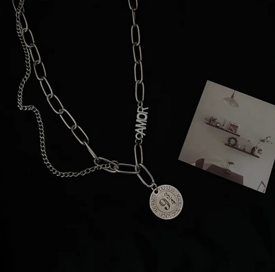 Collar harry potter Plateado 9 3/4