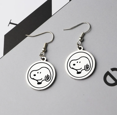 Aretes Snoopy