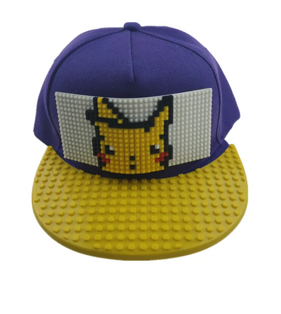 Gorra Tipo lego Pokemon Pikachu