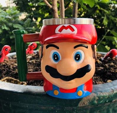 Jarra  Mario Resina pintada a mano