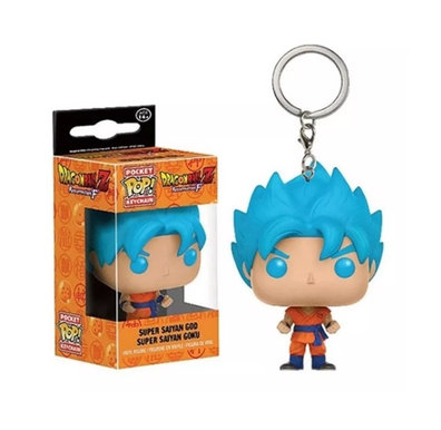 Llavero funko dragon Ball super Saiyan God Goku