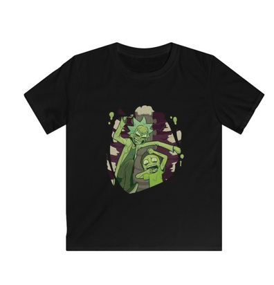 Tshirt Rick and Morty  Black