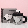 Taza Snoopy Con tapa de silicona