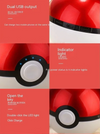 Power bank Pokemon Pokebola 12000 Mah + anillo + llavero + lampara + Pulsera