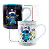 Taza Stitch Change Color Navidad