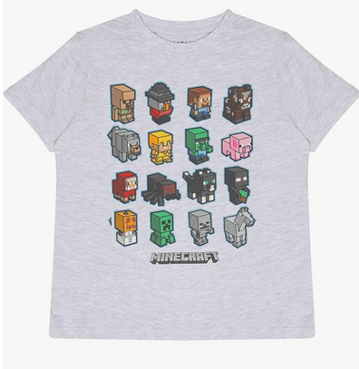 Franela, Sueter, tshirt Minecraft Blanco