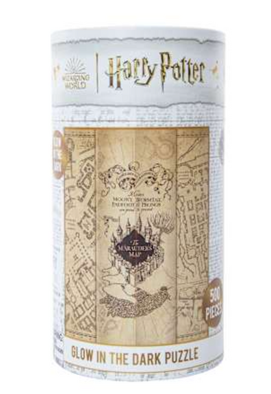 Rompecabeza Brillo en la oscuridad Harry Potter Mapa del merodeador