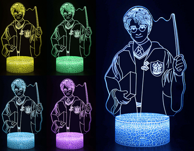 Lampara 3D Harry potter