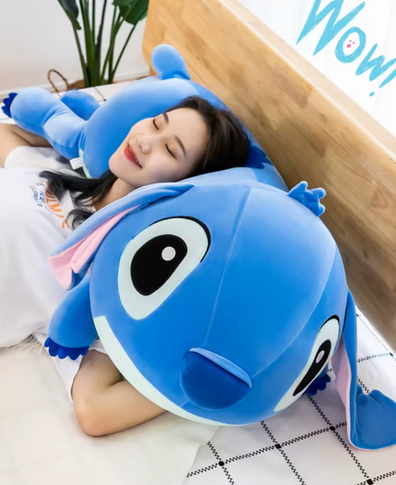 Peluche Estilo cojin Largo Stitch acostado