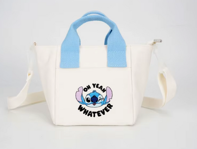 Bolso o Cartera Blanco Stitch