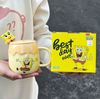 Taza Bob Esponja Con tapa y cucharita