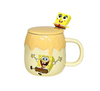 Taza Bob Esponja Con tapa y cucharita