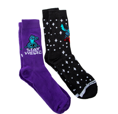 Medias Stitch 2 pack Stay Weird