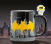 Taza con asa 3D - Bat-Señal y Batman