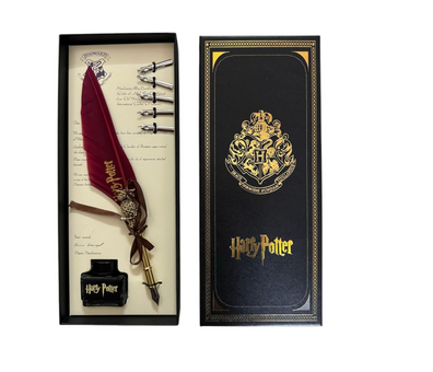 Pluma Fuente Harry Potter con tintero y puntas estilograficas