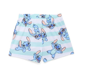 Stitch Conjunto de Pijama de Dos Piezas para Niñas con Camiseta y Shorts