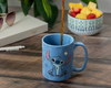Taza Stitch con flores