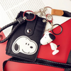 Porta Carnet Wallet Snoopy con llavero