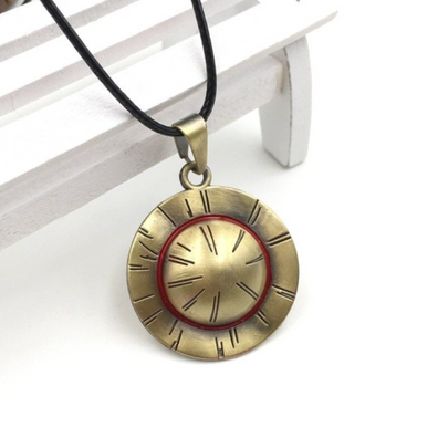 Collar Sombrero de Paja One Piece Bronce