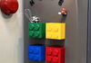 Cajas de almacenamientos estilo Lego para la nevera con iman