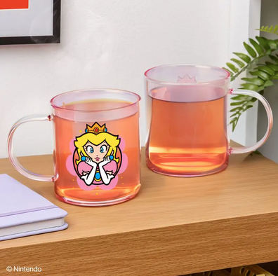 Taza de vidrio Peach