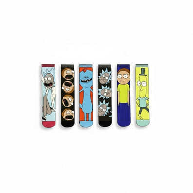 Set 6 pares de medias Rick and Morty