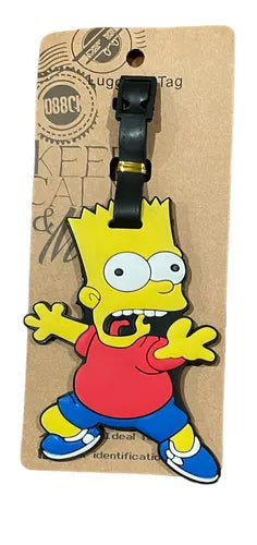 Tag para Maleta Bart Simpson